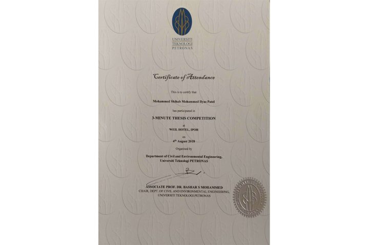 3-MINUTE THESIS COMPETITION