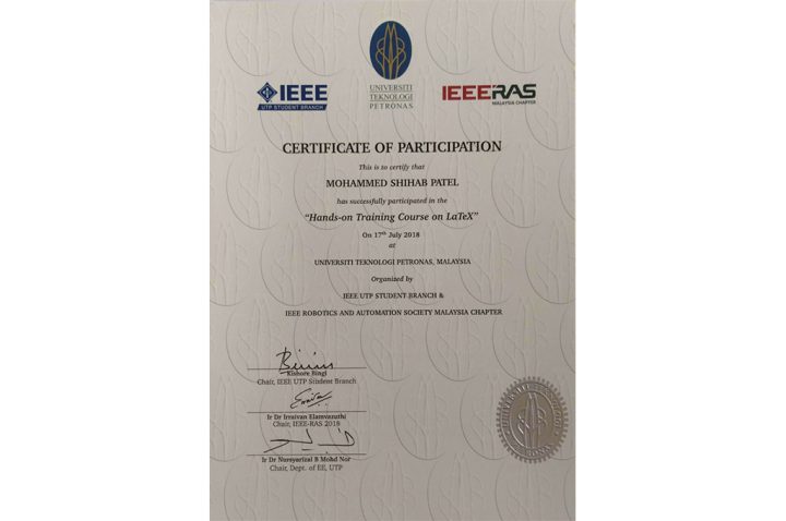 Hands-on Training Course on LATeX